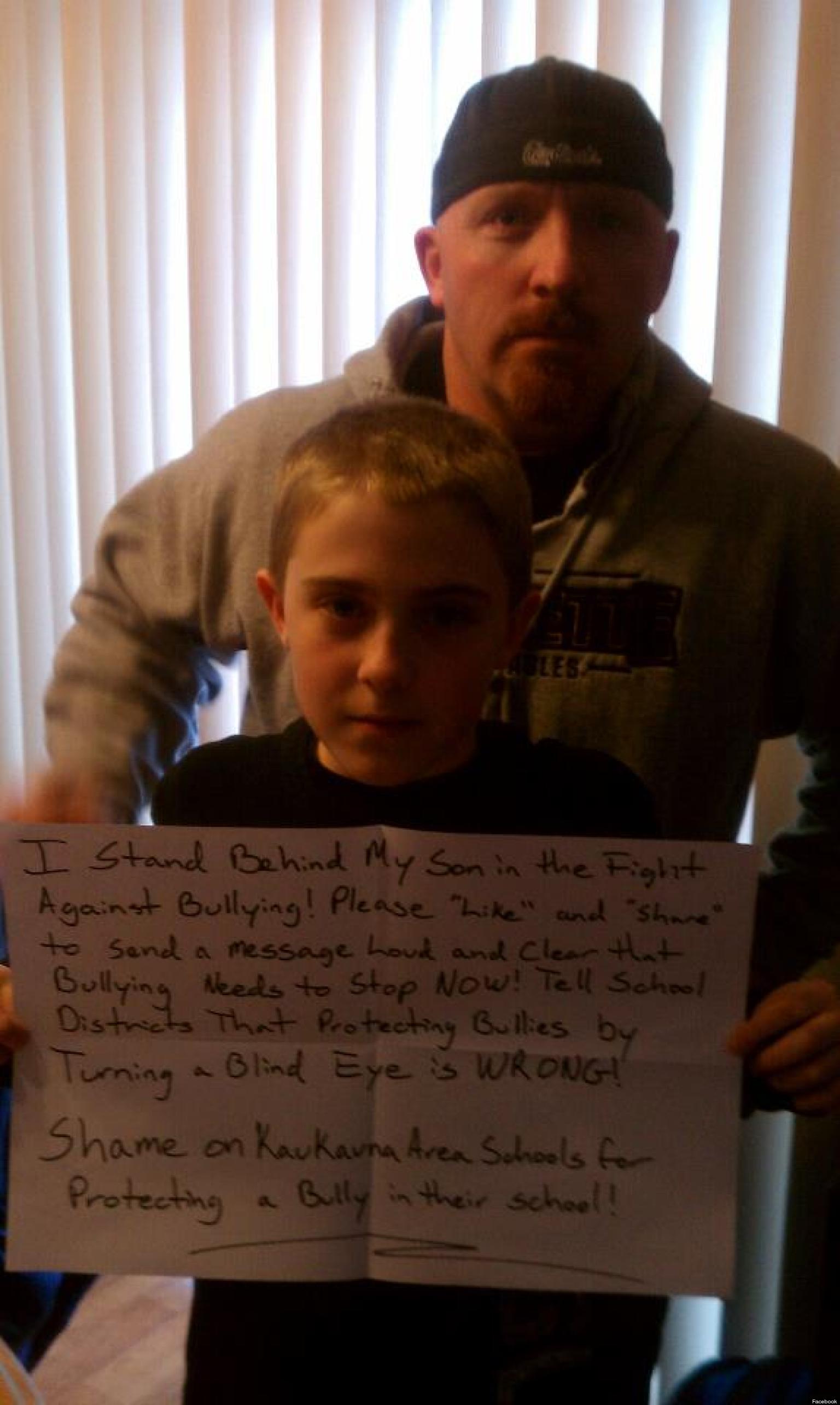 Wisconsin Dads Anti Bullying Facebook Plea Goes Viral After Son 
