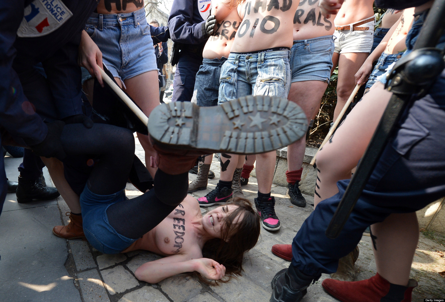 NSFW PHOTOS: International Topless Jihad Day