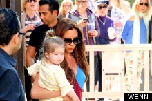 Flare For Fashion: Victoria Beckham And Harper Show Off Their LA Spring Style