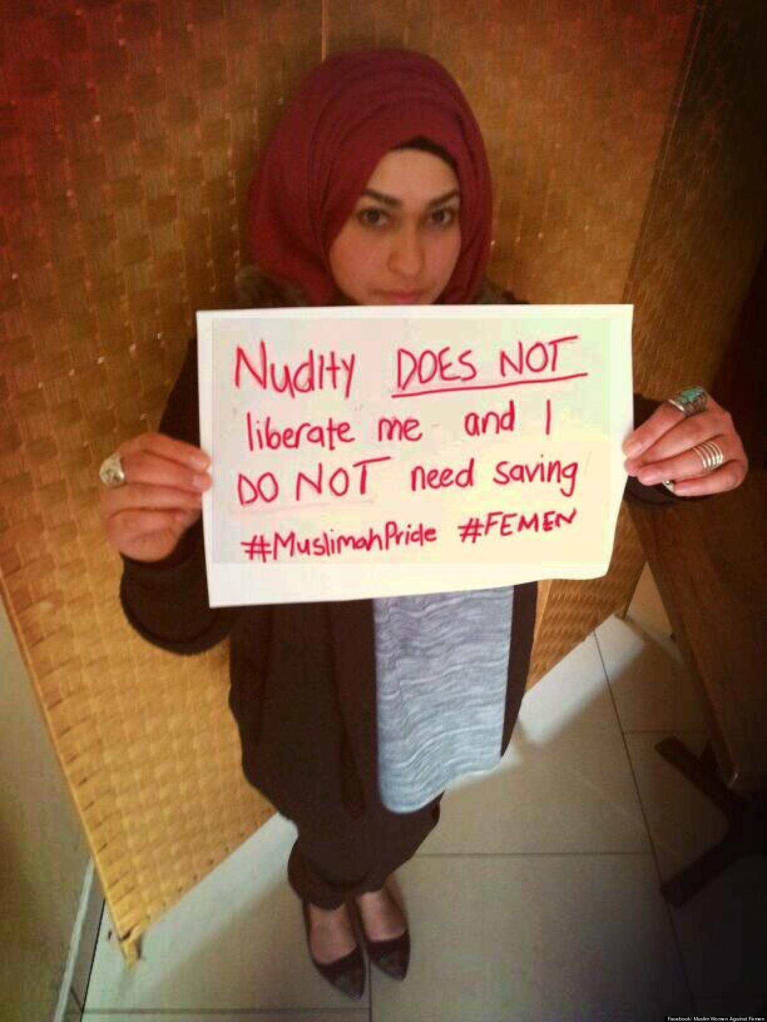 Muslim Women Against Femen Facebook Group Takes On Activists In Wake Of Amina Tyler Topless