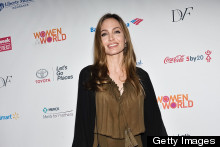 Angelina Jolie Plays It Long And Loose For Women's Summit