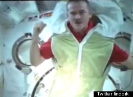 WATCH: Chris Hadfield Sleeping In Space