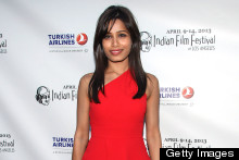 Freida Pinto Is Radiant In Little Red Dress For Indian Film Festival Opening