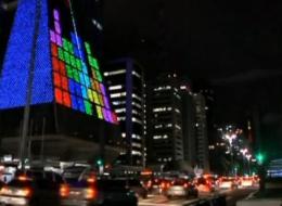 Au Brésil, on peut jouer à Tetris sur les immeubles! (VIDÉO