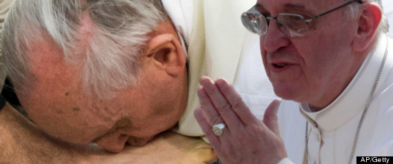 KISSING POPE FRANCIS