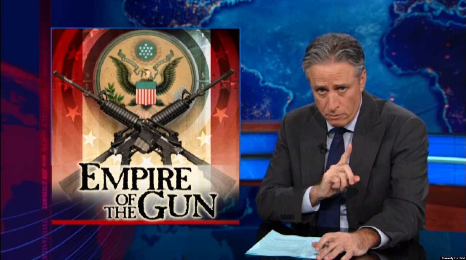 Jon Stewart Shreds Gun Control Legislation Senate Arms Treaty Vote