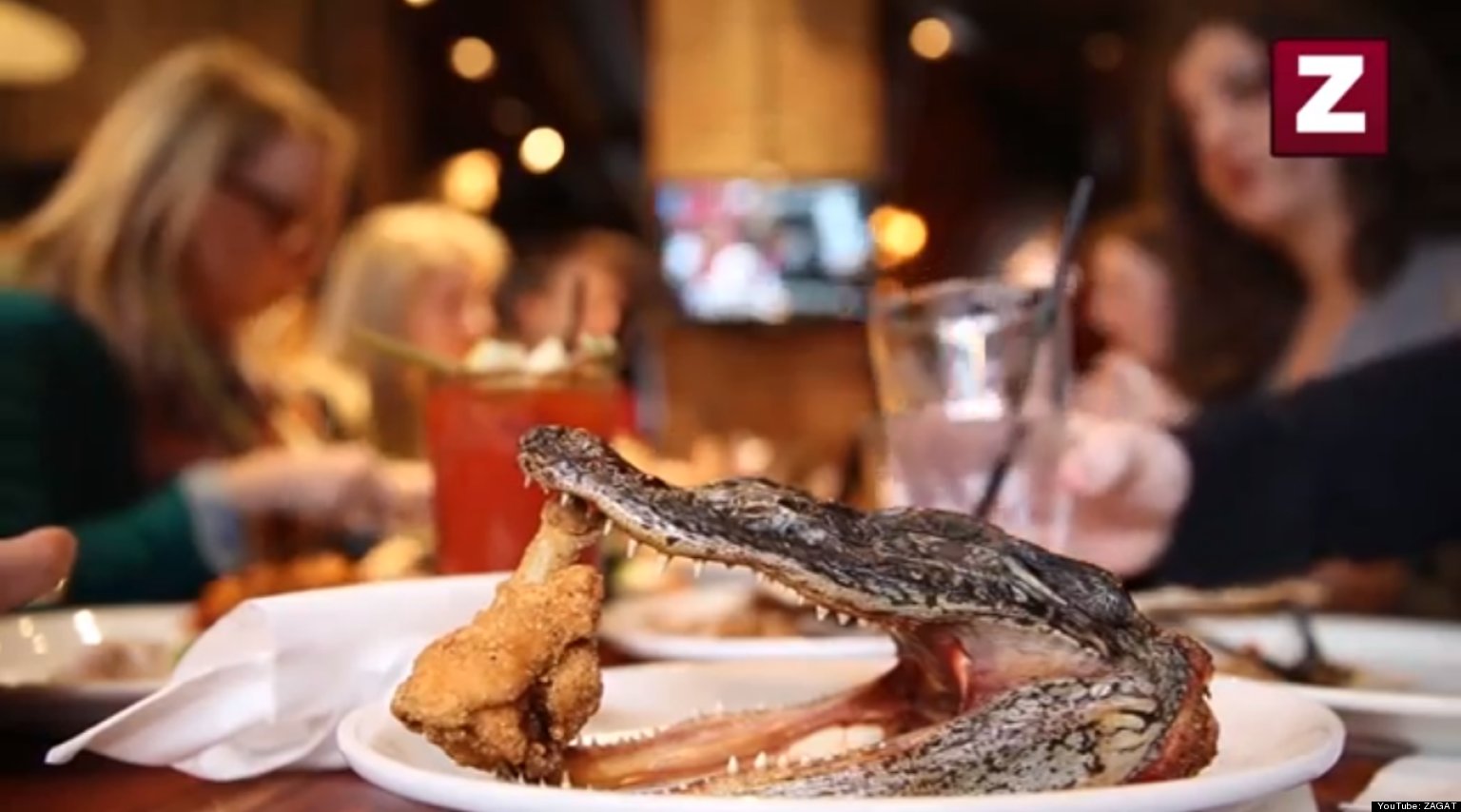 Whole Alligator From Frontier Restaurant Tastes Like Chicken (VIDEO