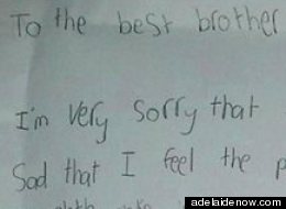 LOOK: Boy Writes Apology For Ultimate Brotherly Sin