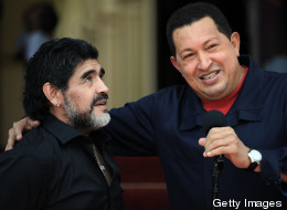 Maradona, el activista del chavismo