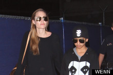 Angelina Jolie Is A Fan Of Leather, Louis Vuitton (And Pouting)