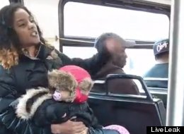 WATCH: Mom Chucks Baby Aside For Brawl On Bus