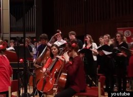 Orchestra's Incredible Cover Of 'Beauty And A Beat' (VIDEO)