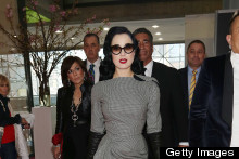 Red Lips, Coiffed Hair: Classic Dita Von Teese At The International Beauty Show