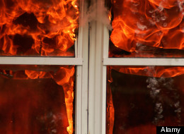 Baby Plucked From Burning Home With Hair On Fire