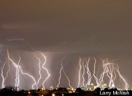 LOOK: Amazing Lightning Shower