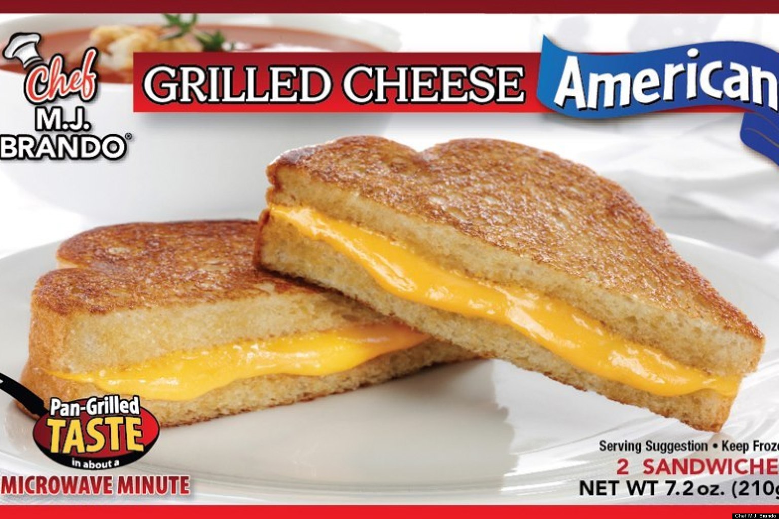 Frozen Grilled Cheese Sandwiches From Chef M.J. Brando Are So Strange