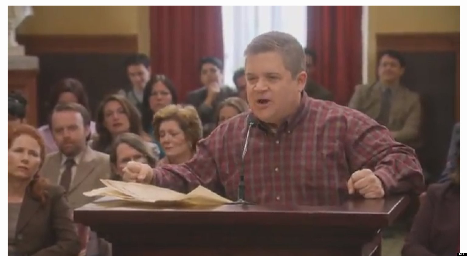 Patton Oswalt Star Wars Parks And Rec Patton Oswalt On 'Parks And Recreation': Comedian Improvises 'Star Wars