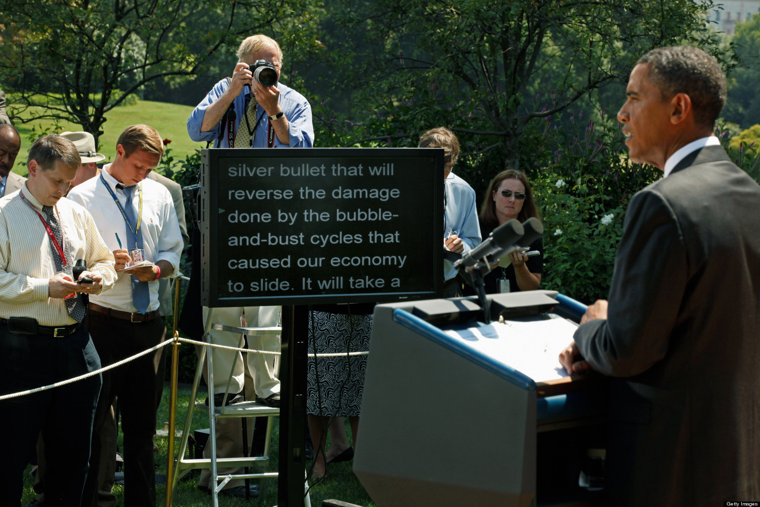 11 Reasons Some Guy Stole Obama's Teleprompter (PHOTOS) HuffPost