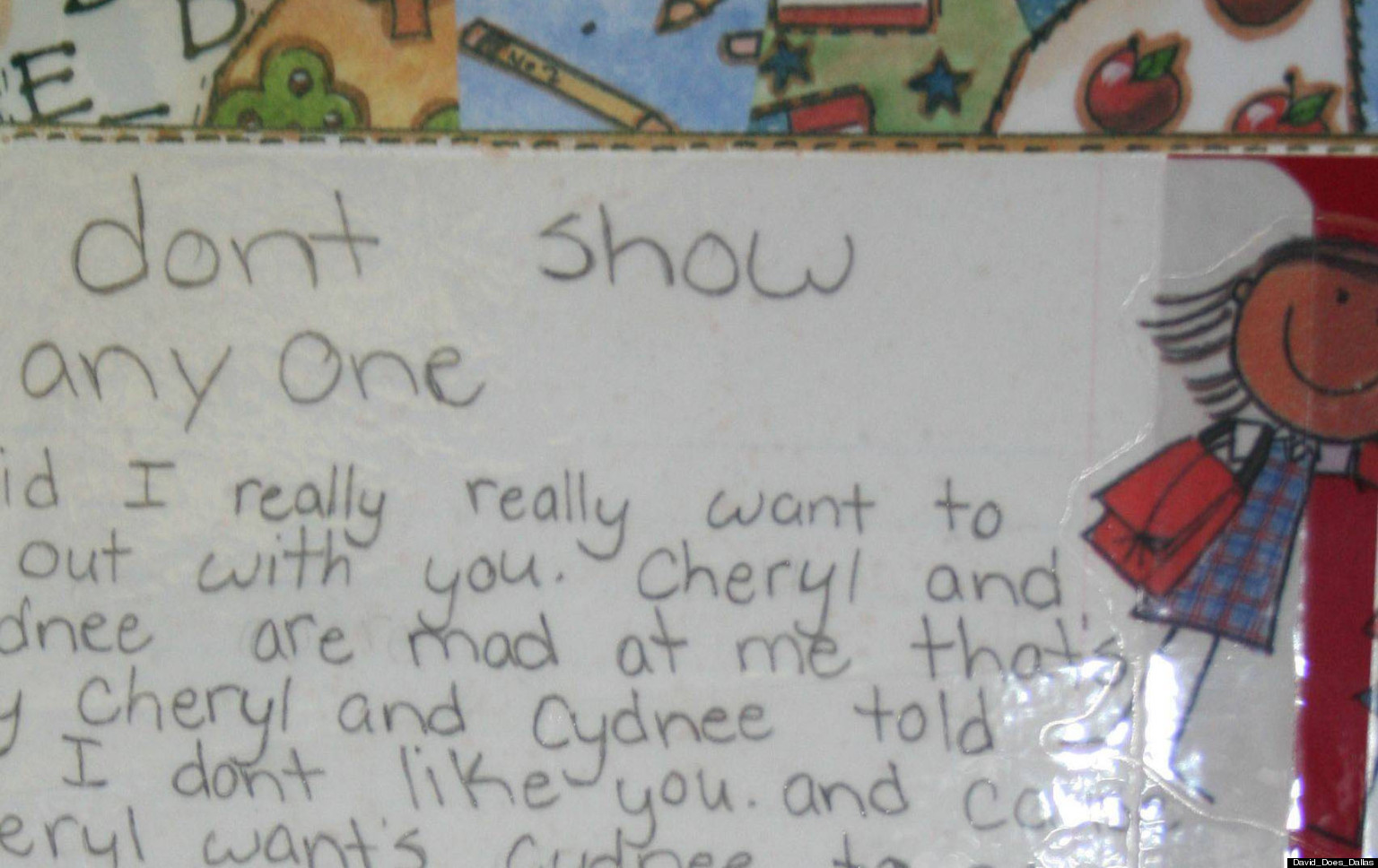 Kid Love Letter: Fourth Graders Almost Torn Apart, Then Marry 12 Years ...