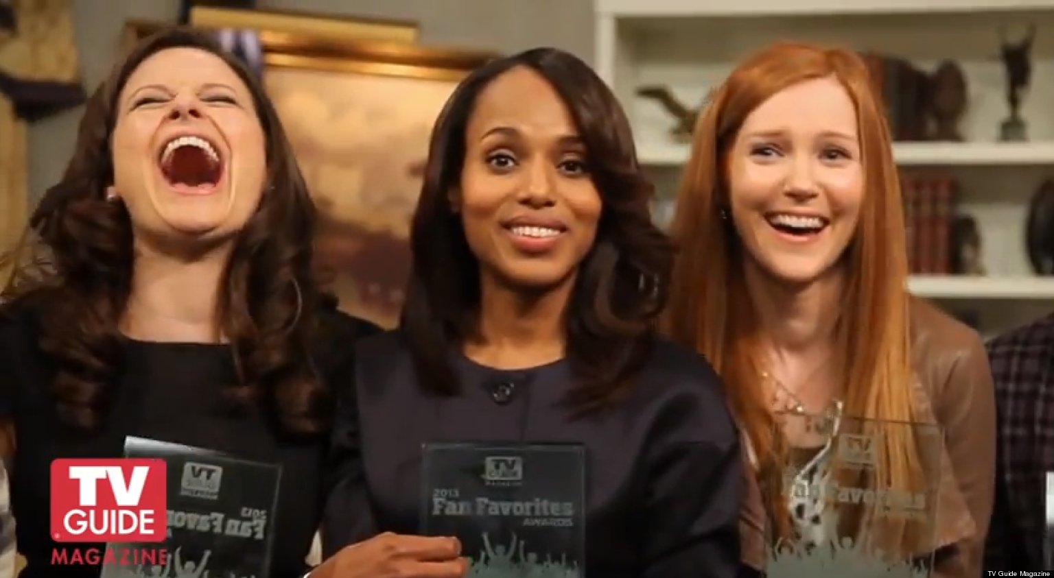 Scandal Cast Adorably And Excitedly Accepts Tv Guide Magazine Fan 0411
