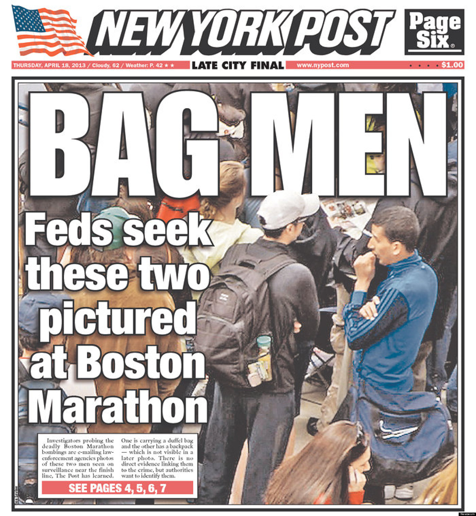New York Post Stands By Boston Marathon Story As Criticism Mounts