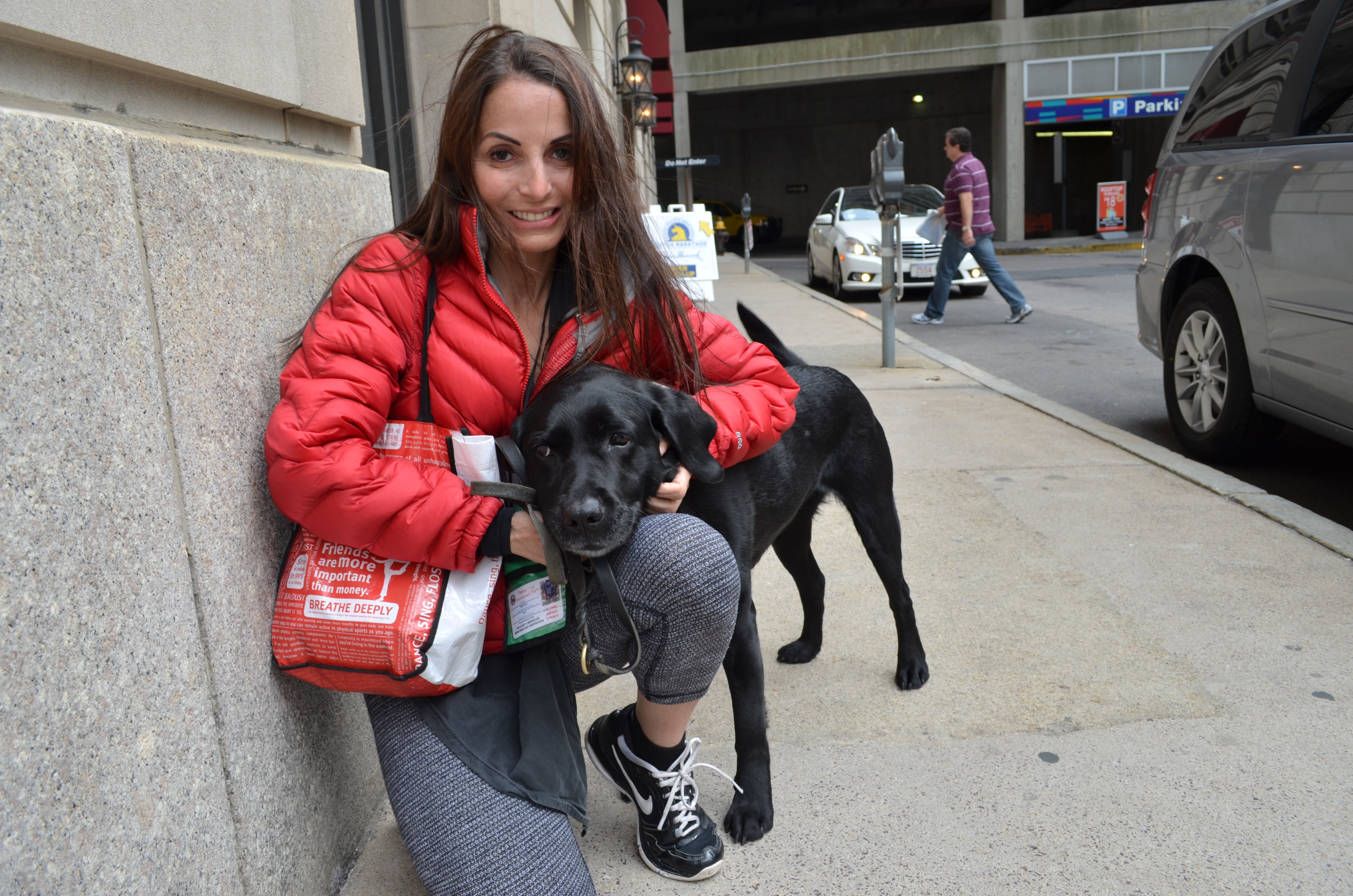 boston dog christine anastos and windy