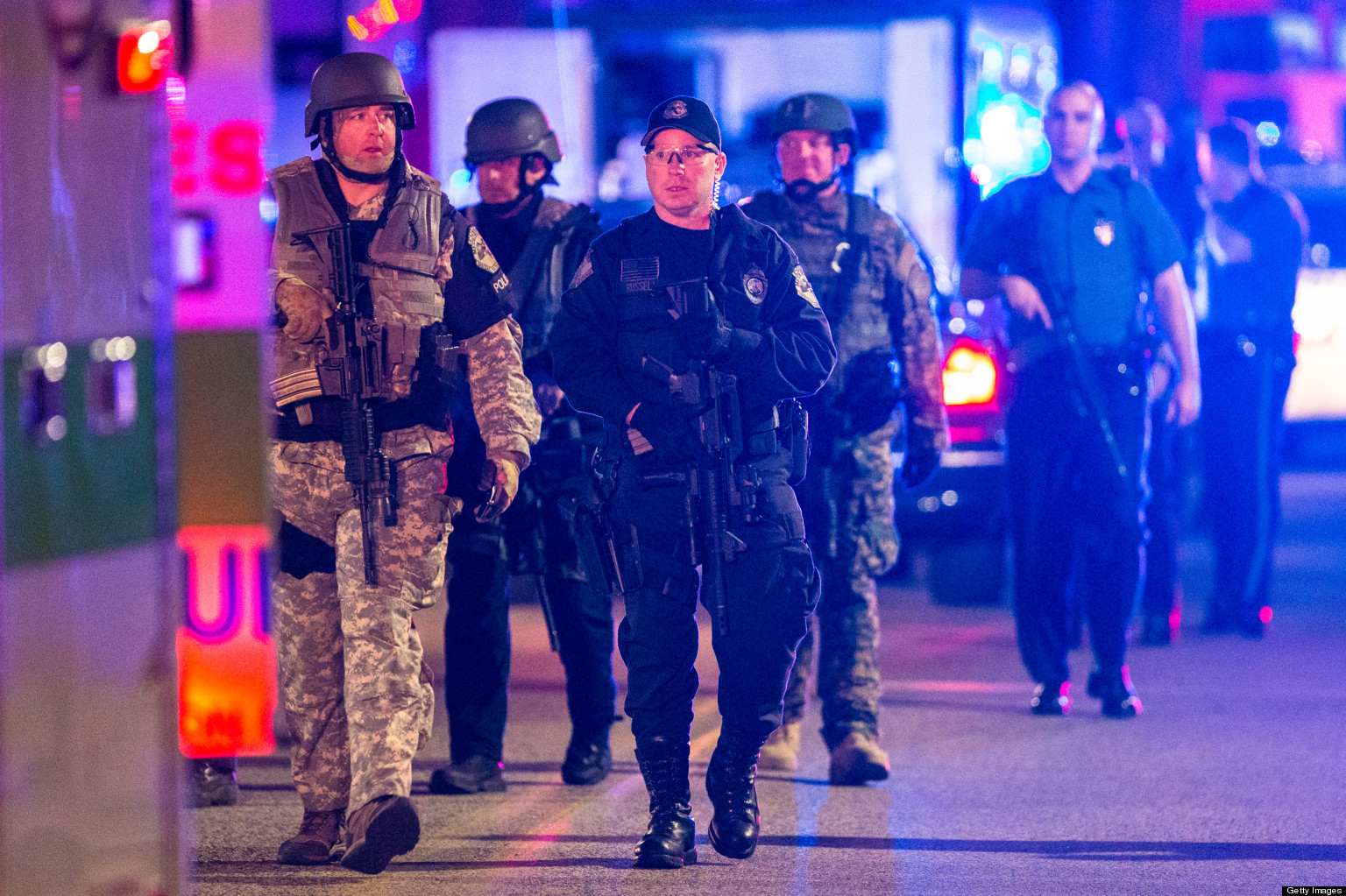 Police Shootout With Suspected Boston Bombers In Watertown Caught On