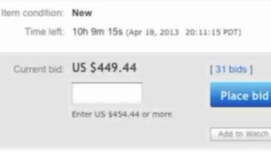 eBay sale