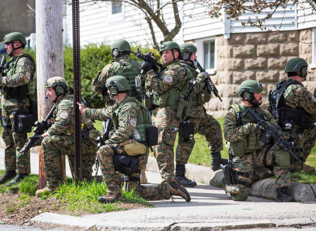 boston bombing manhunt