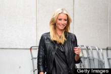 Denise Van Outen Glows In Tangerine Skinny Jeans For ITV Appearance
