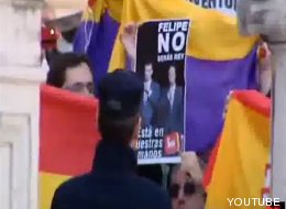 Abucheos y pitidos contra los Príncipes de Asturias