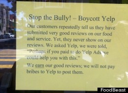 San Francisco Sign Calls Yelp 'Bully'