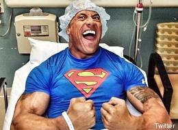 The Rock hospitalisé (mais en pleine forme)