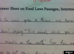 One Teacher's, Er, 'Creative' Response To Student's Test.. (PHOTO)