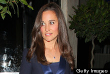 Pippa Middleton Wears Sleek Blue Blazer And Skinny Jeans For Dinner Date At Caprice
