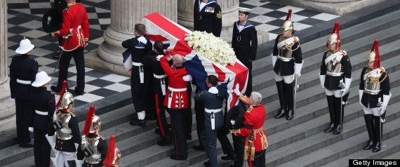 MARGARET THATCHER FUNERAL