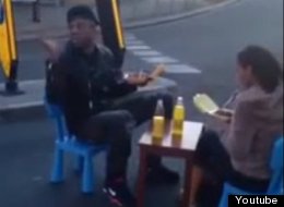 WATCH: Traffic Chaos As Couple Have Dinner In The Middle Of The Road