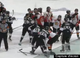 LHJMQ: Mêlée générale entre l'Armada et le Drakkar (VIDÉO)