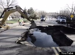 Sinkholes  on Boulder Sinkhole  Folsom Street Re Opened After Weekend Repairs