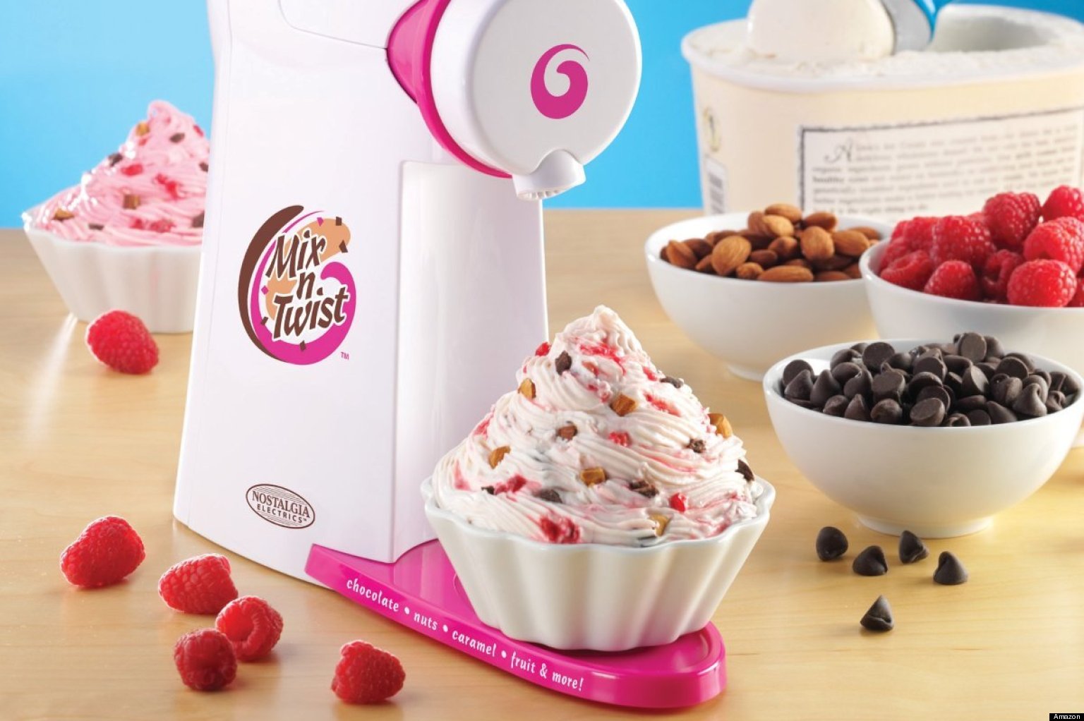 Mix 'N Twist Ice Cream And Toppings Mixer Is Freaking Us Out (VIDEO