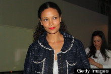 Thandie Newton Looks Fab In Tweed Combo