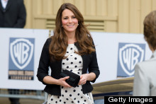 Duchess Kate Shows Off Perfect Maternity Style At Warner Bros. Studios Visit
