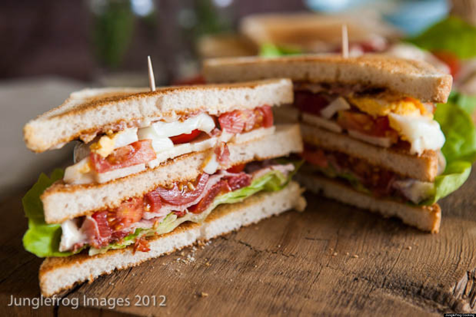Halbzeit Pausen Club Sandwich — Rezepte Suchen