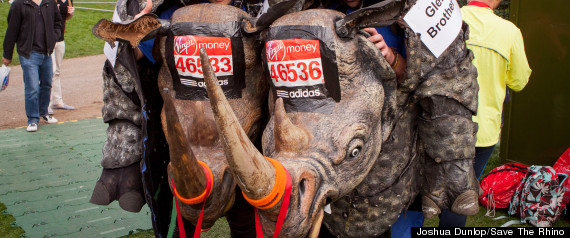 London Marathon Rhino Runner