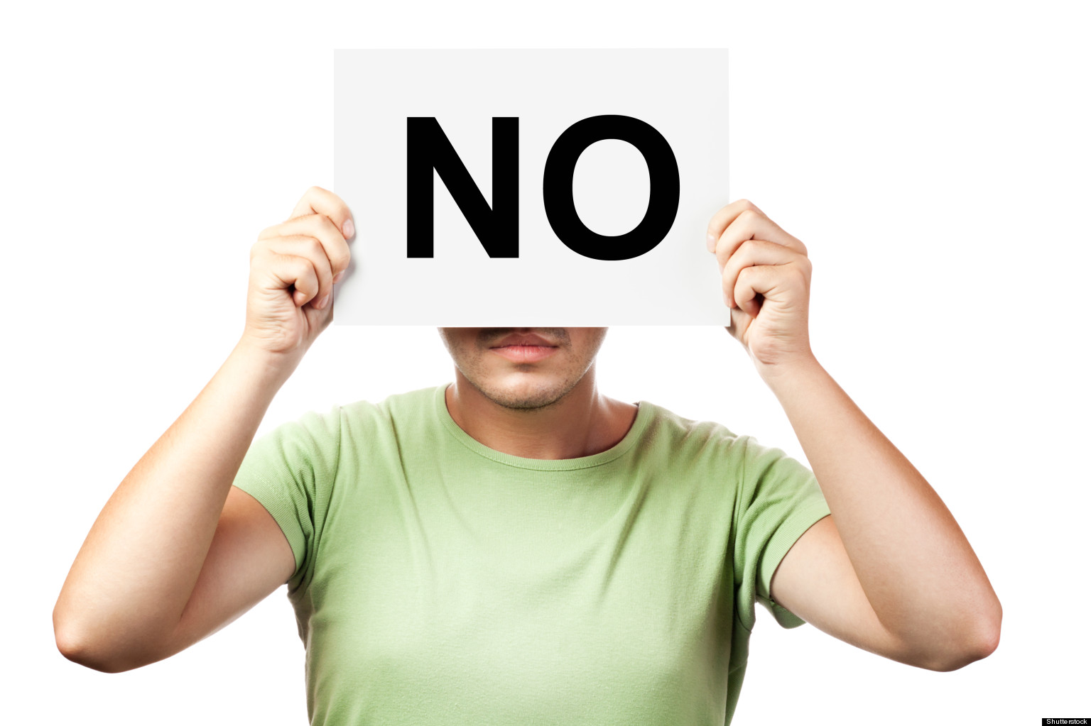 how to say no in france