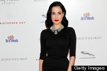 Dita Von Teese Keeps It Simple But Chic As She Parties In Beverly Hills