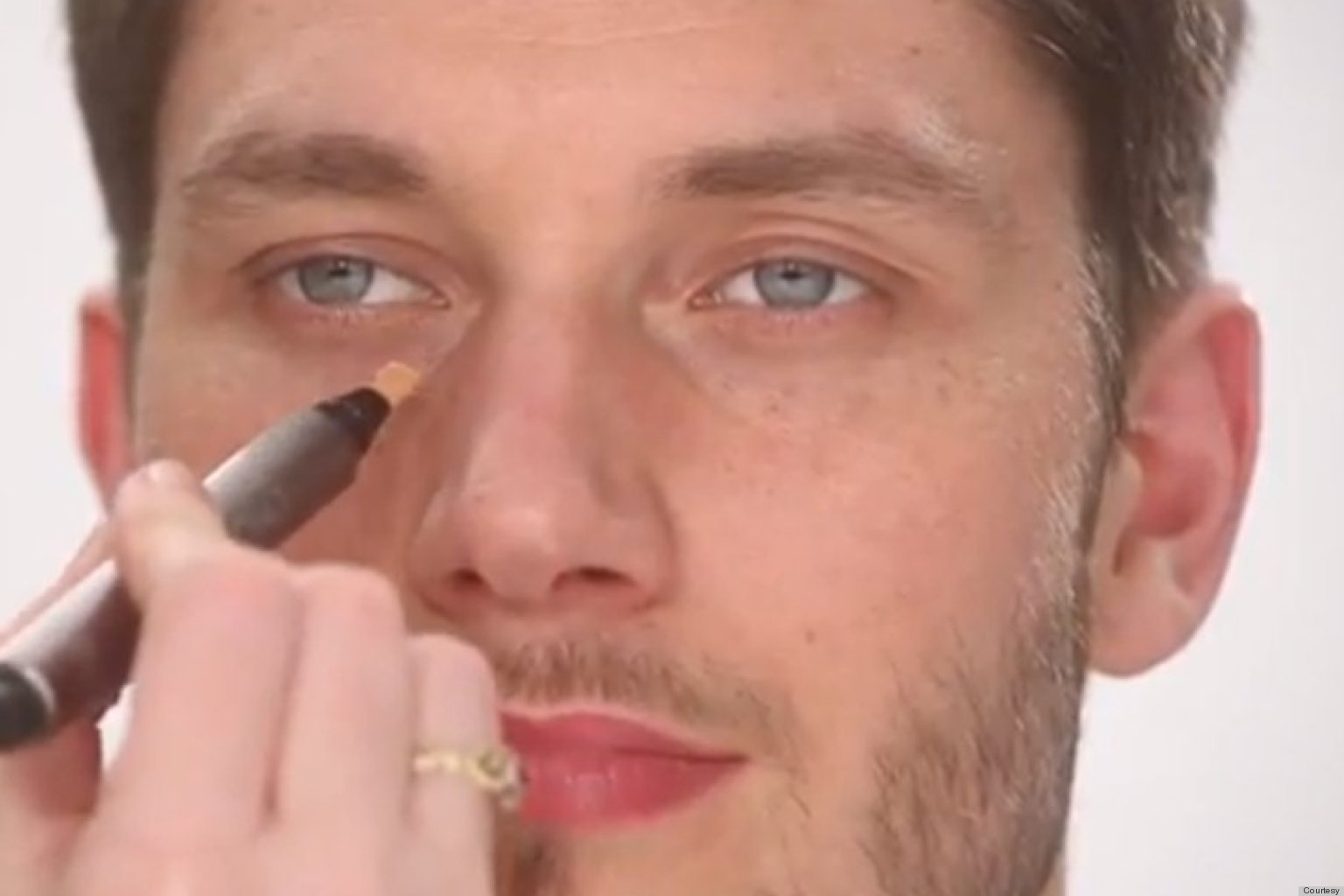 natural Here's Wearing (VIDEO) makeup products About  To What Men Need Know face Makeup