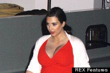 Red Alert! Kim Kardashian Shows Off Greece Holiday Bump Style
