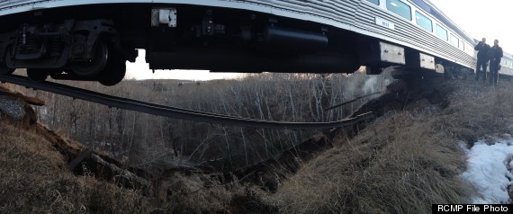 Via Rail Saskatchewan Manitoba Derailment