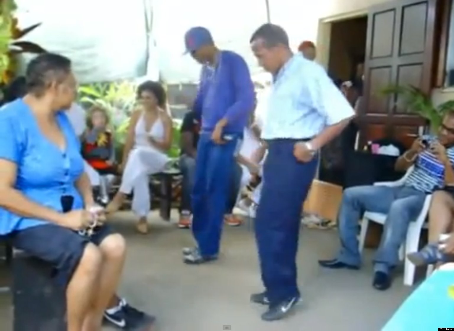 parents and son dance